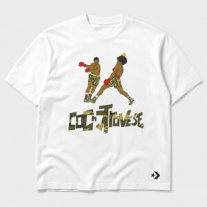 T-Shirt "Controverse" Édition Combat Royal  — Blanc