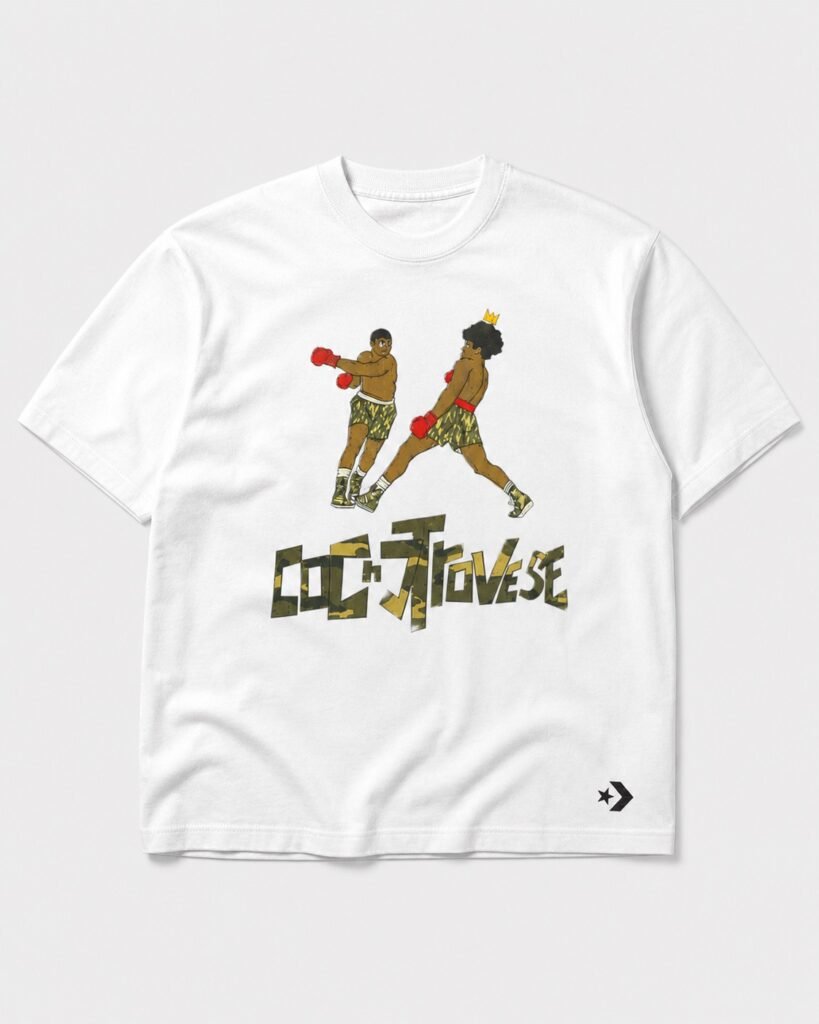 T-Shirt "Controverse" Édition Combat Royal — Blanc