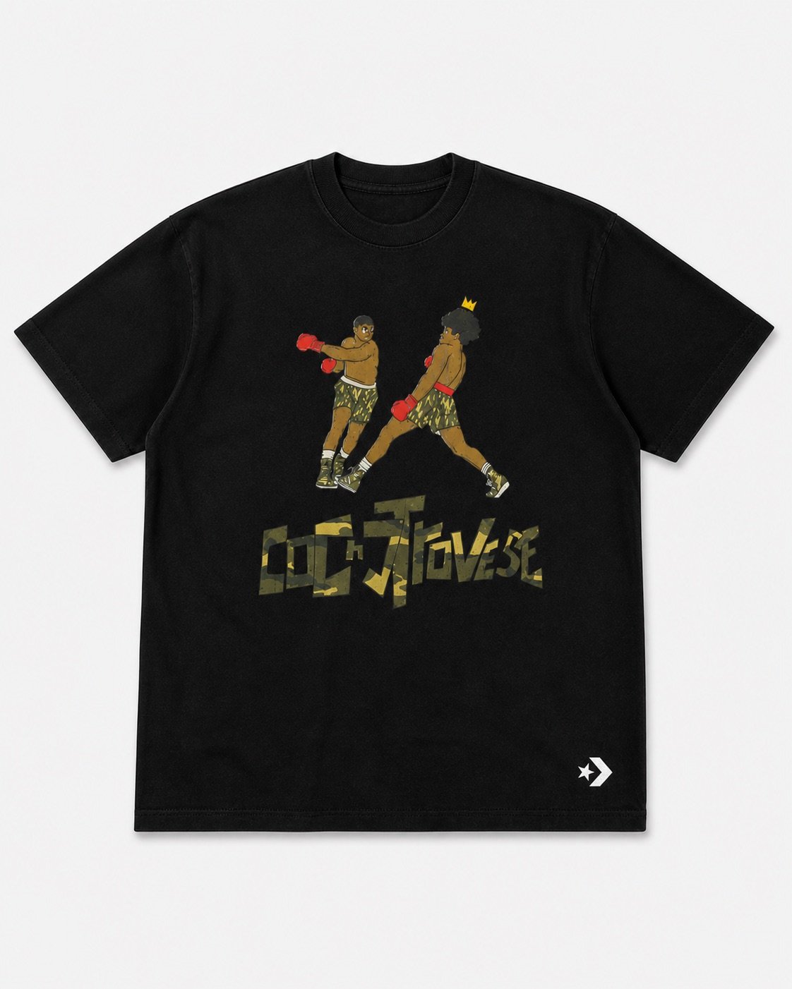 T-Shirt "Controverse" Édition Combat Royal — Noir